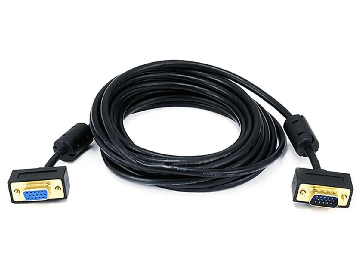 Monoprice Inc. Monoprice 106372 VGA Male to Female Cable 15ft 30/32AWG Ferrites — product photo
