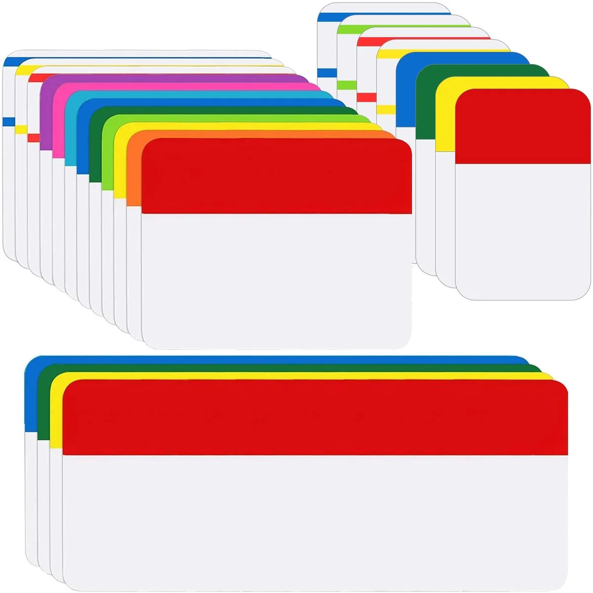  KICNIC C020 Sticky Tabs 480 Pcs 1 2 3 Inch 10 Colors — product photo