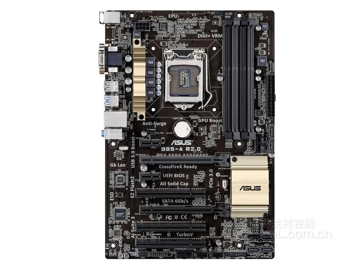 ASUS ASUS B85-A R2.0 LGA 1150 Intel B85 DDR3 32GB ATX Intel motherboard — product photo