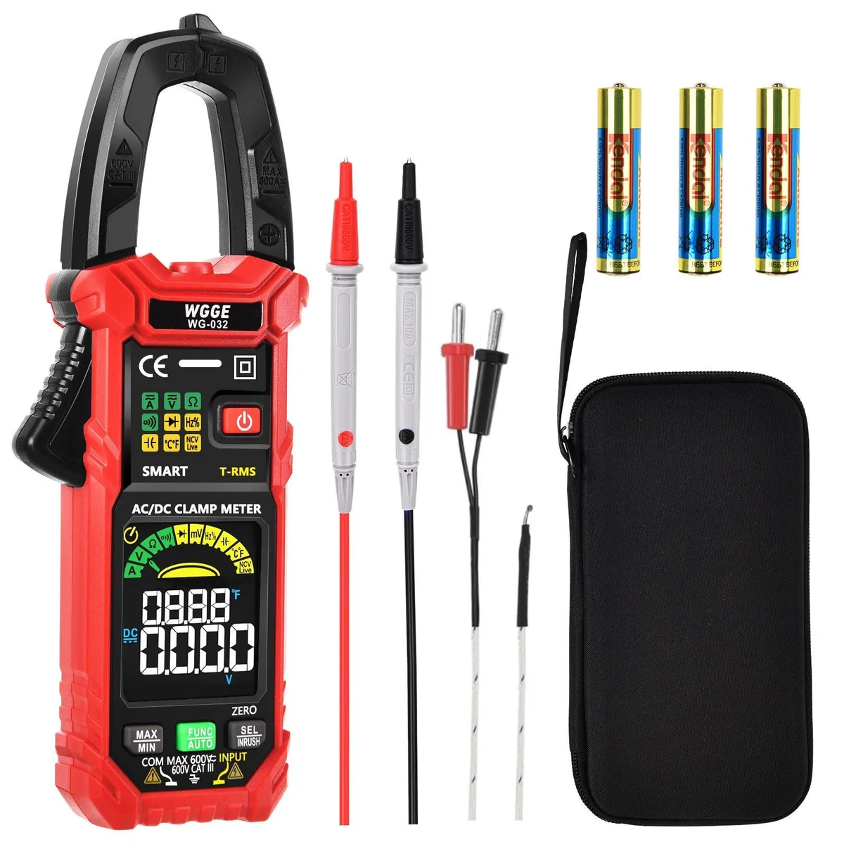 KEHIPI KEHIPI WG-032 Smart Digital Clamp Meter 6000 Counts — product photo