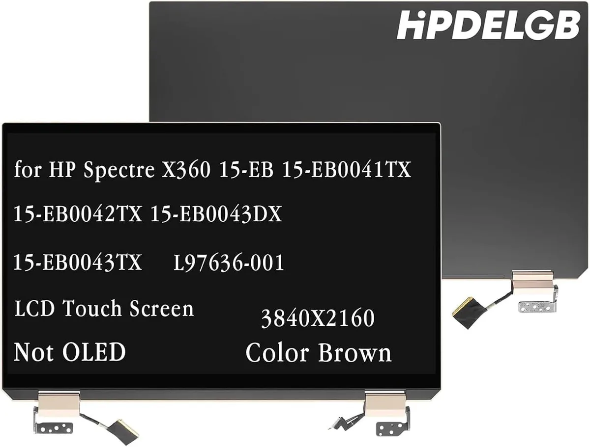 NUOLAISUN NUOLAISUN Replacement LCD Screen UHD Brown for HP Spectre X360 15-EB — product photo