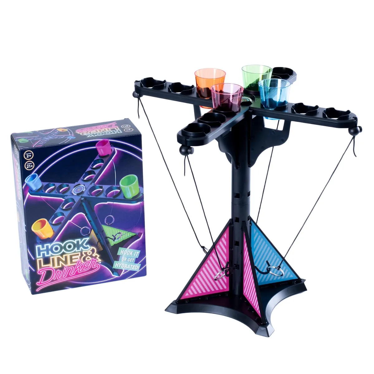 Worry Free Gadgets Hook, Line, and Drinker 13" Tower 2+ Players Ages 21+ — product photo