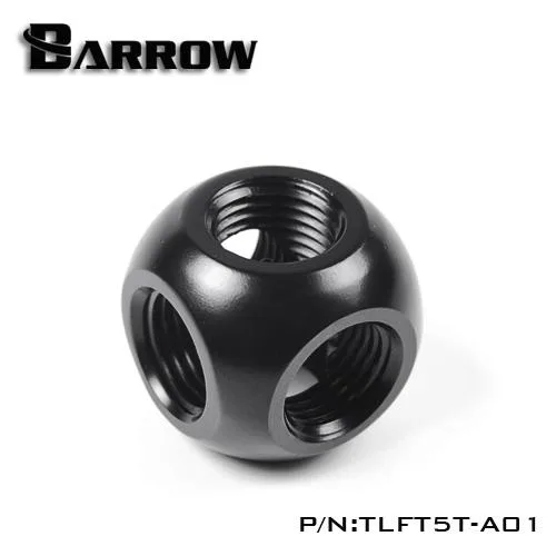 Barrow Mods Barrow Mods G1/4" 5-Way Ball Fitting Black — product photo