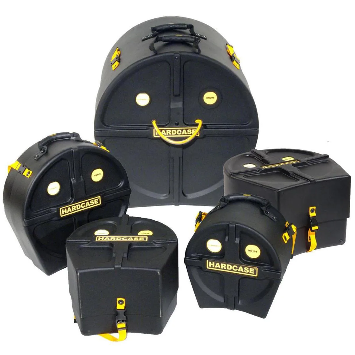 HARDCASE HARDCASE Rock Fusion Drum Case Set 14 10 12 16 22 accessory — product photo