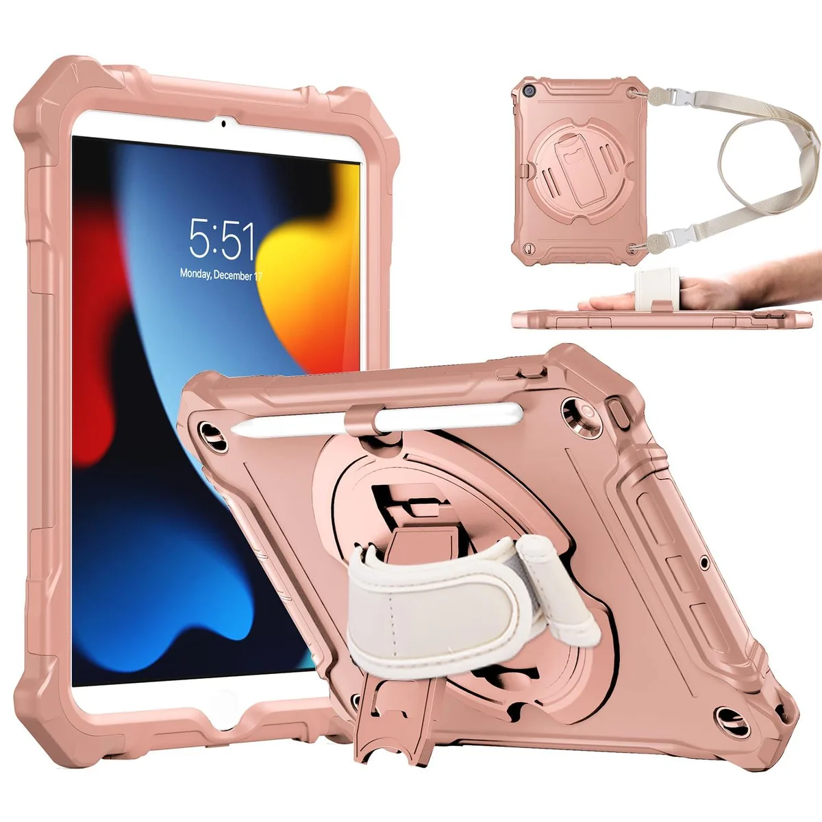  Speck ZTS-iPad 102 Rotate JG Darts Pink 10.2 inch iPad case — product photo