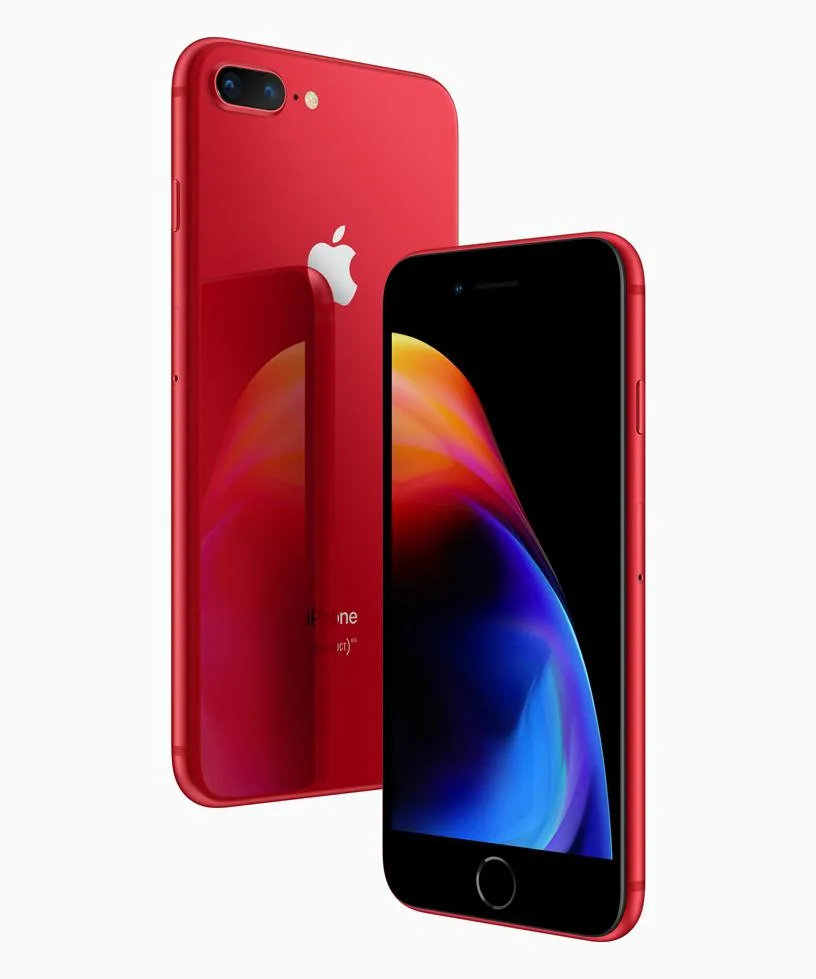 Apple Apple iPhone 8 Plus A1864 256GB Red cell phones - unlocked — product photo