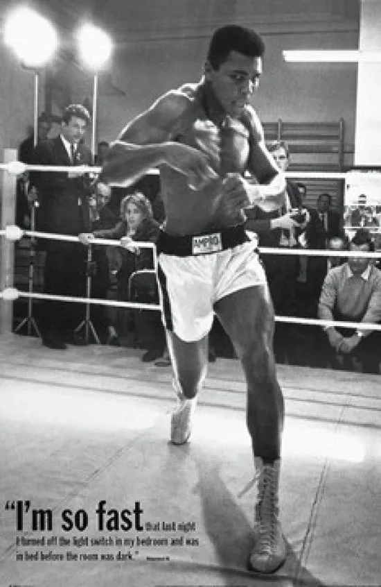 Muhammad Ali poster 24 by 36 inches on heavy paper