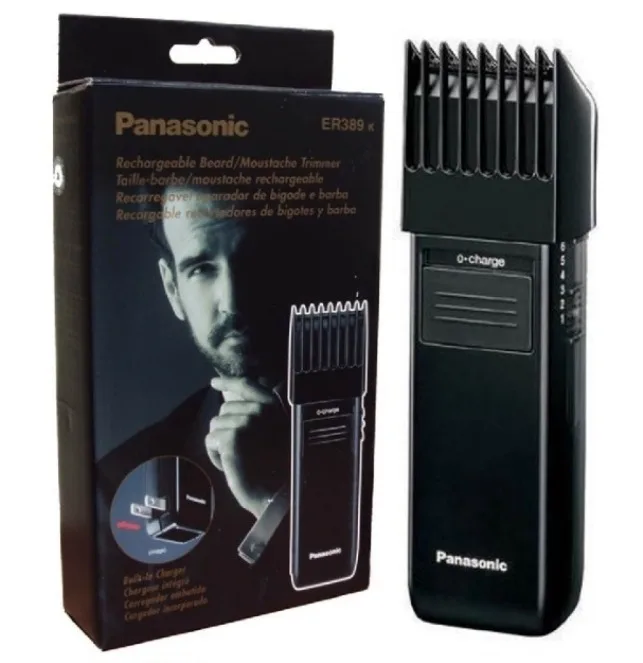 Panasonic Panasonic ER389K beard trimmer with built-in AC plug — product photo