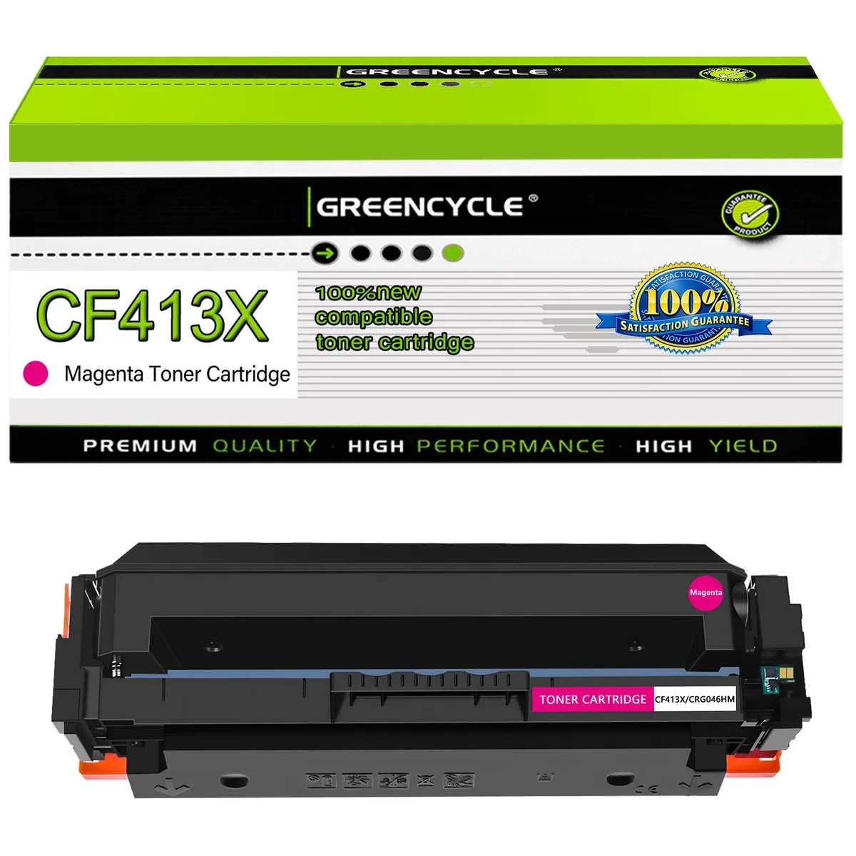 GREENCYCLE GREENCYCLE 413X Magenta Toner Cartridge 5000 Pages — product photo