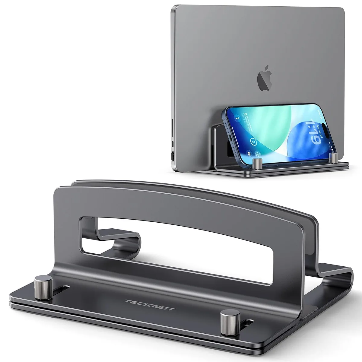  TECKNET TK-VT001 Vertical Laptop Stand Black 17.3 — product photo