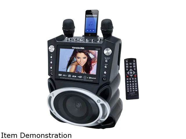 JS Karaoke JS Karaoke GF830 karaoke system 7" TFT screen 300 songs 15W RMS — product photo
