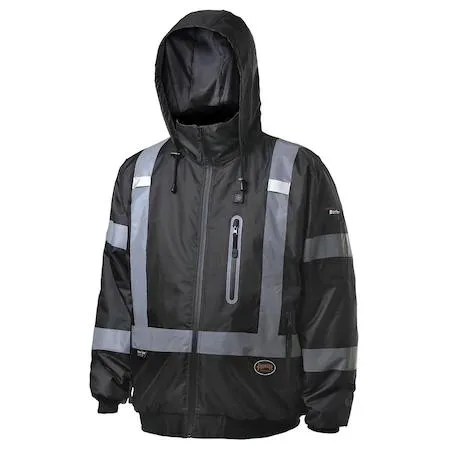 Pioneer Pioneer V1210170U-2XL Hi Vis Waterproof Heated Safety Bomber Jacket — product photo