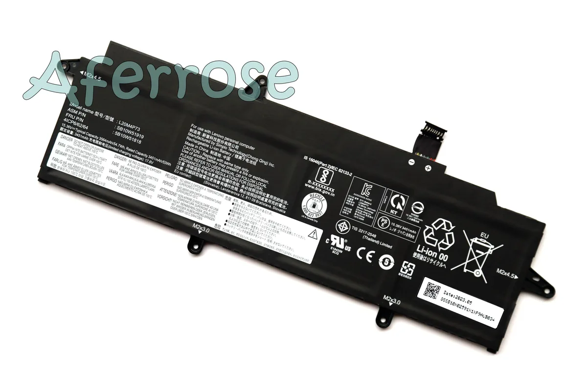 GOLDIX GOLDIX L20C4P73 L20D4P73 L20L4P73 L20M4P73 laptop battery 15.36V 54.7Wh for ThinkPad X13 Gen 2 2021 Gen 3 2022 — product photo