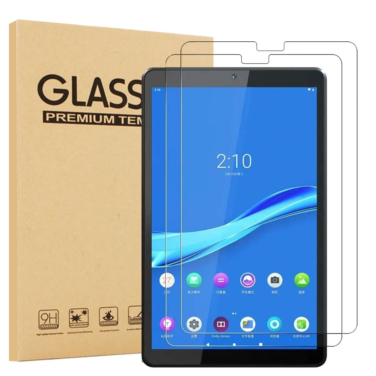 anicestore anicestore Tempered Glass Screen Protector 2 Pack for Lenovo Tab M10 FHD Plus 10.3 TB-X606 — product photo