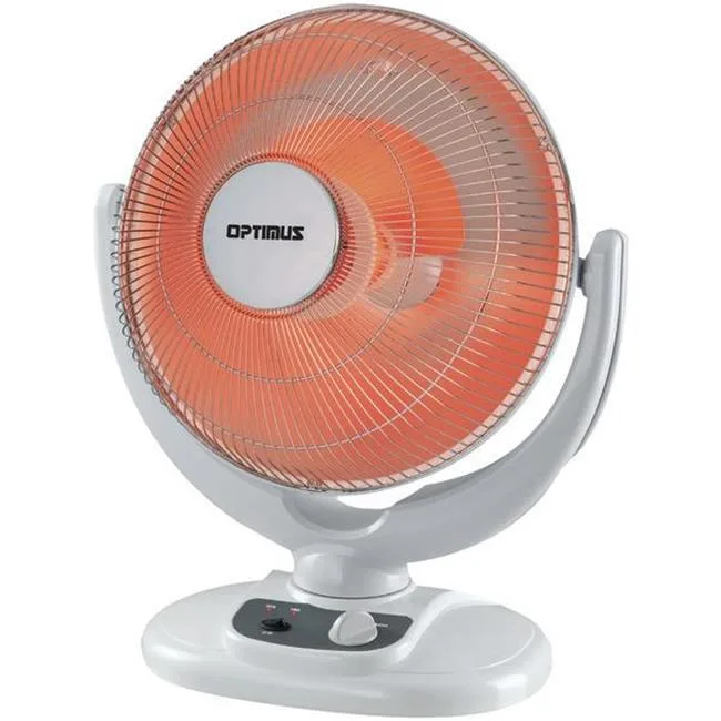 OPTIMUS OPTIMUS H-4439 14" Oscillating Dish Heater 800/1200W — product photo