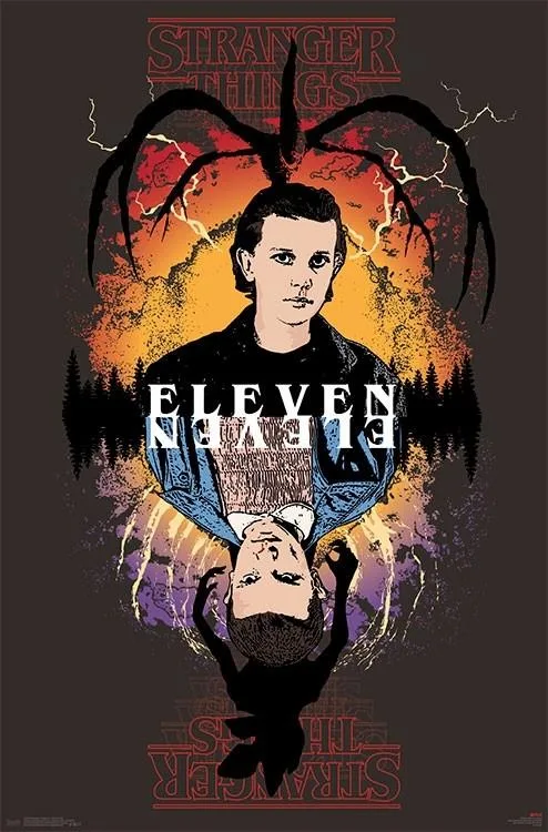 Stranger Things 2 Eleven flip poster 22 by 34 inches