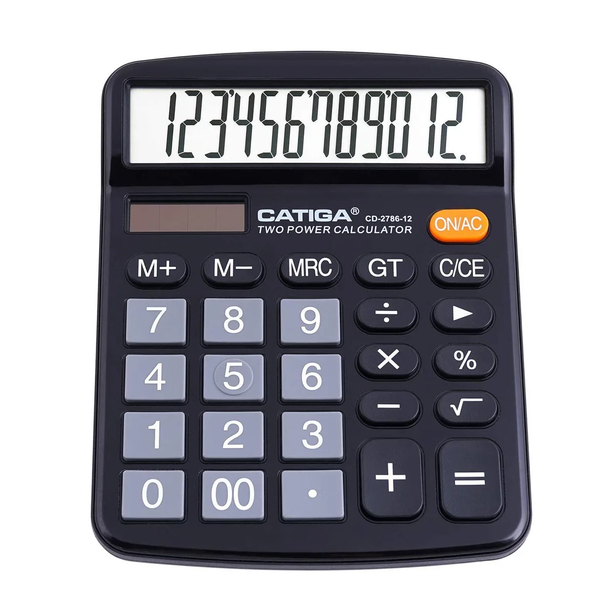 CATIGA CD-2786-12 12-Digit Desktop Calculator 4.25" LCD — product photo