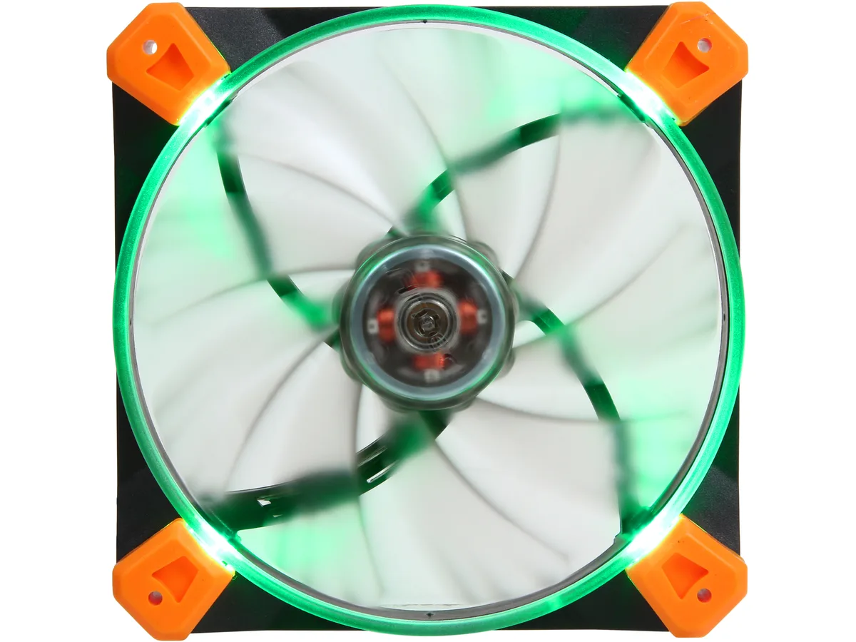 Antec Antec TrueQuiet 120 UFO Gr 120 mm Green LED case fan — product photo