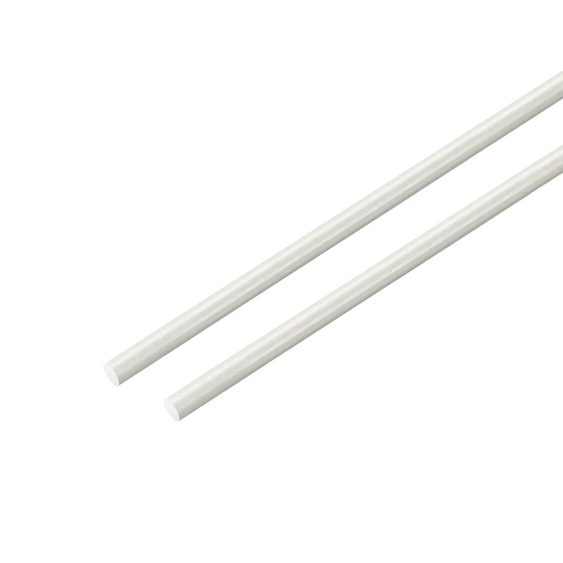 Unique-Bargains Unique-Bargains FRP Fiberglass Round Rod 3mm Dia 20 inch Length White 2pcs — product photo