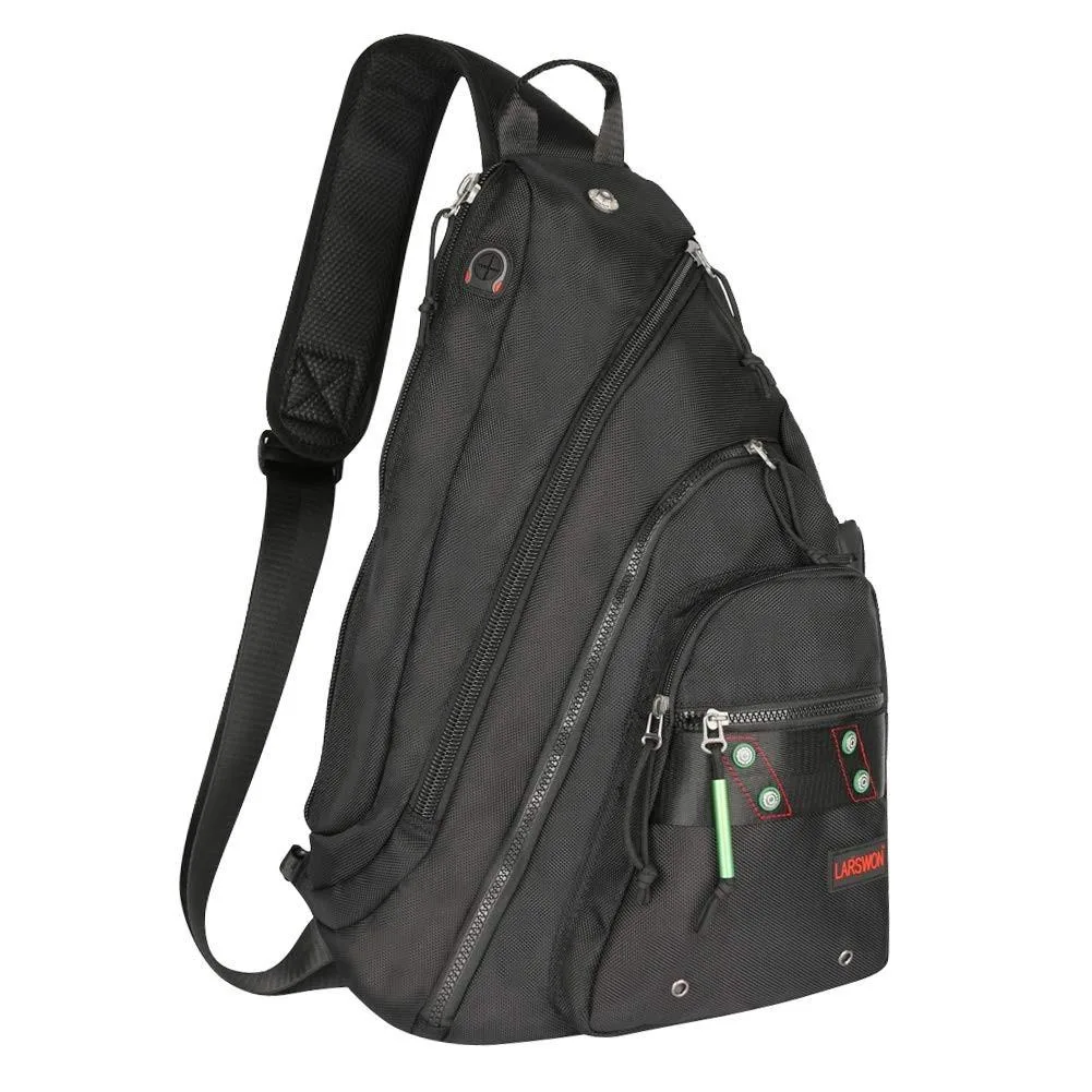 Barrow Mods Barrow Mods 2 in 1 accessory sling bag black 14 inch laptop — product photo