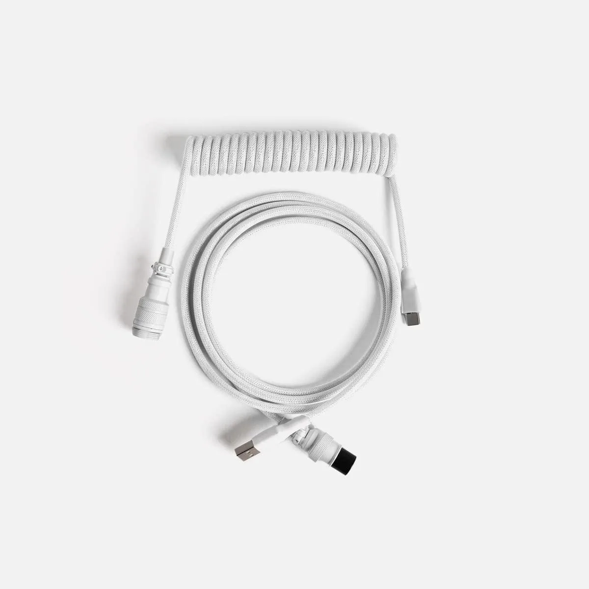 AZIO AZIO ACD901 USB-C coiled cable Ice White 16 901 — product photo