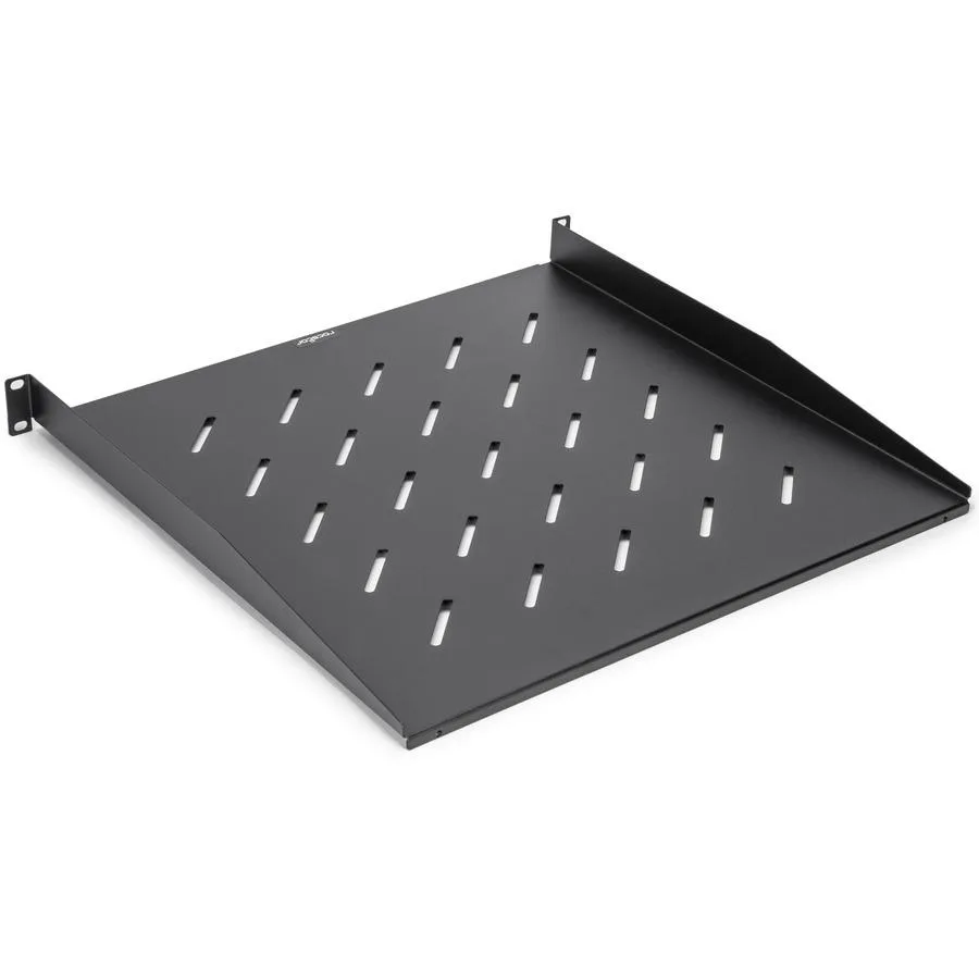 Rocstor Rocstor Y10E019B1 1U Vented Rack Shelf 17.72in 450mm Black — product photo