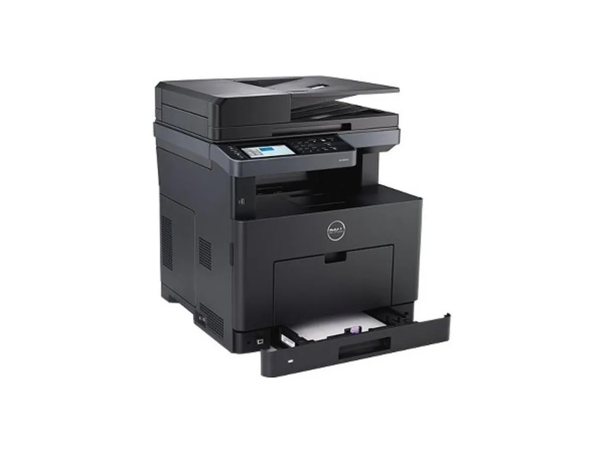 Black rectangular mono laser MFP with 4.3 inch touchscreen control panel
