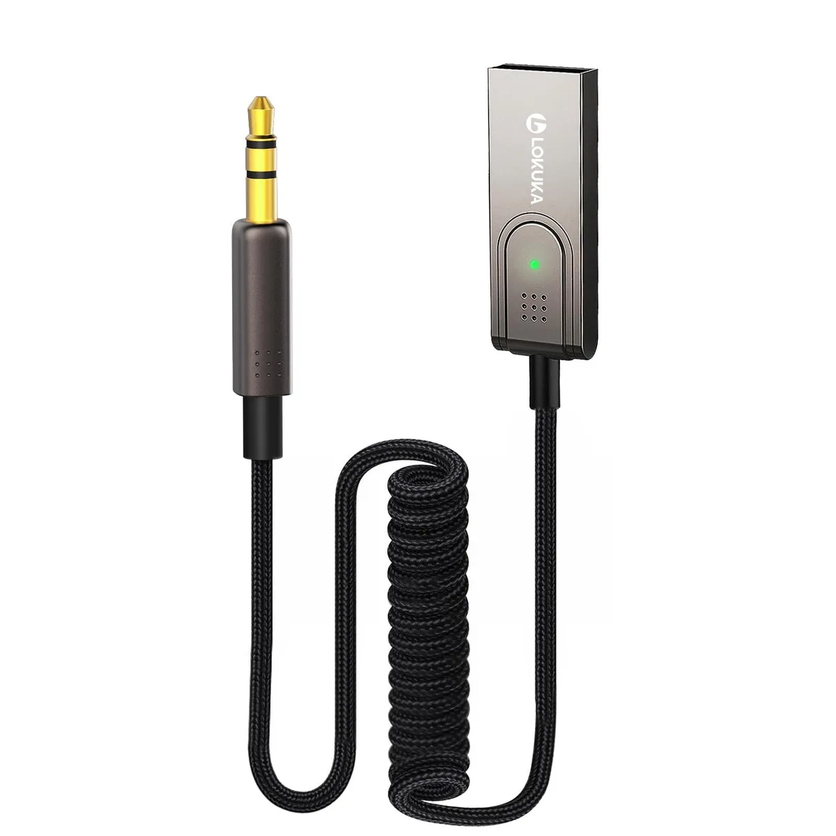  LOKUKA LBY2 Bluetooth 5.3 to Aux Adapter Car Electronics Accessory — product photo