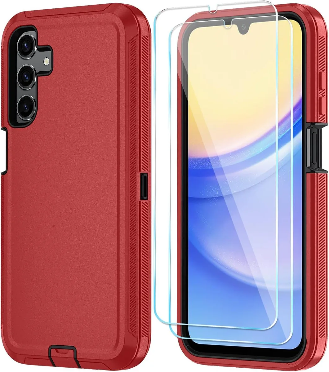 PISKEKAT PISKEKAT Galaxy A15 5G Case RedBlack — product photo