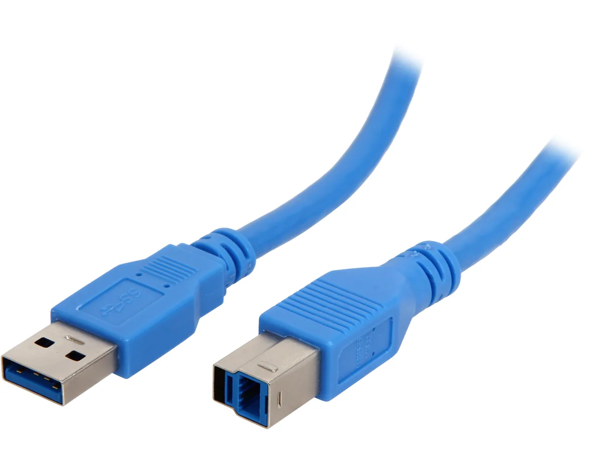 STARTECH STARTECH USB3SAB6 USB 3.0 cable A to B male male blue 4.8 Gbit/s — product photo