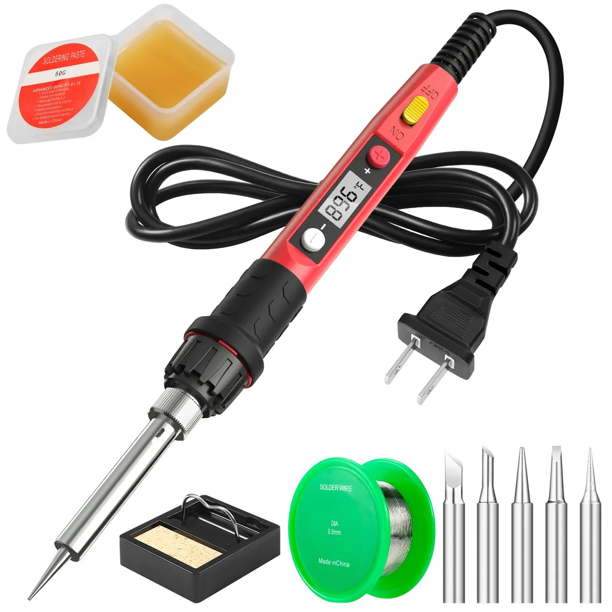KEHIPI KEHIPI 80W 110V LCD Soldering Kit Red — product photo