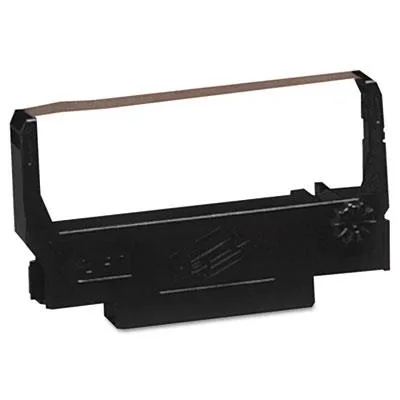 Purple ink ribbon cartridge in plastic housing