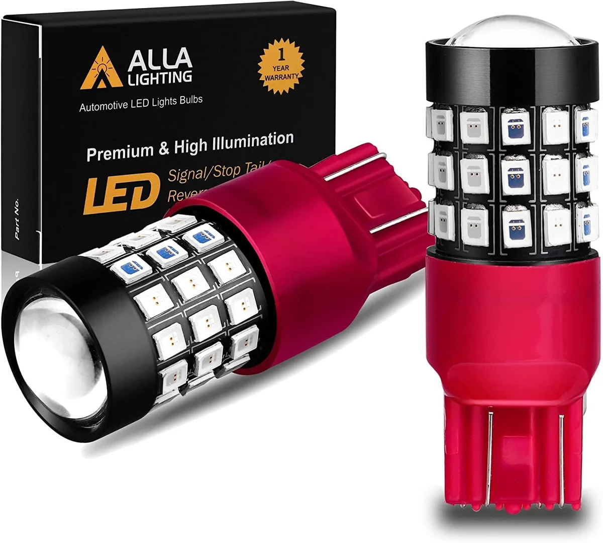  Oracle Lighting 7443 LED Strobe Brake Light Bulbs Red 2 Pack — product photo