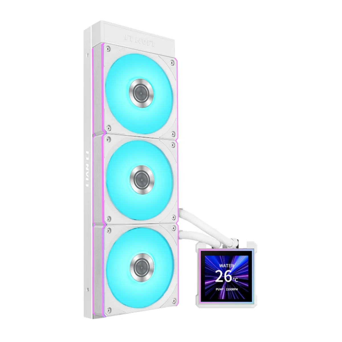 Lian Li Lian Li Hydroshift II-LCD-S 360 CL ARGB liquid cooler HS2LCDS36CW — product photo