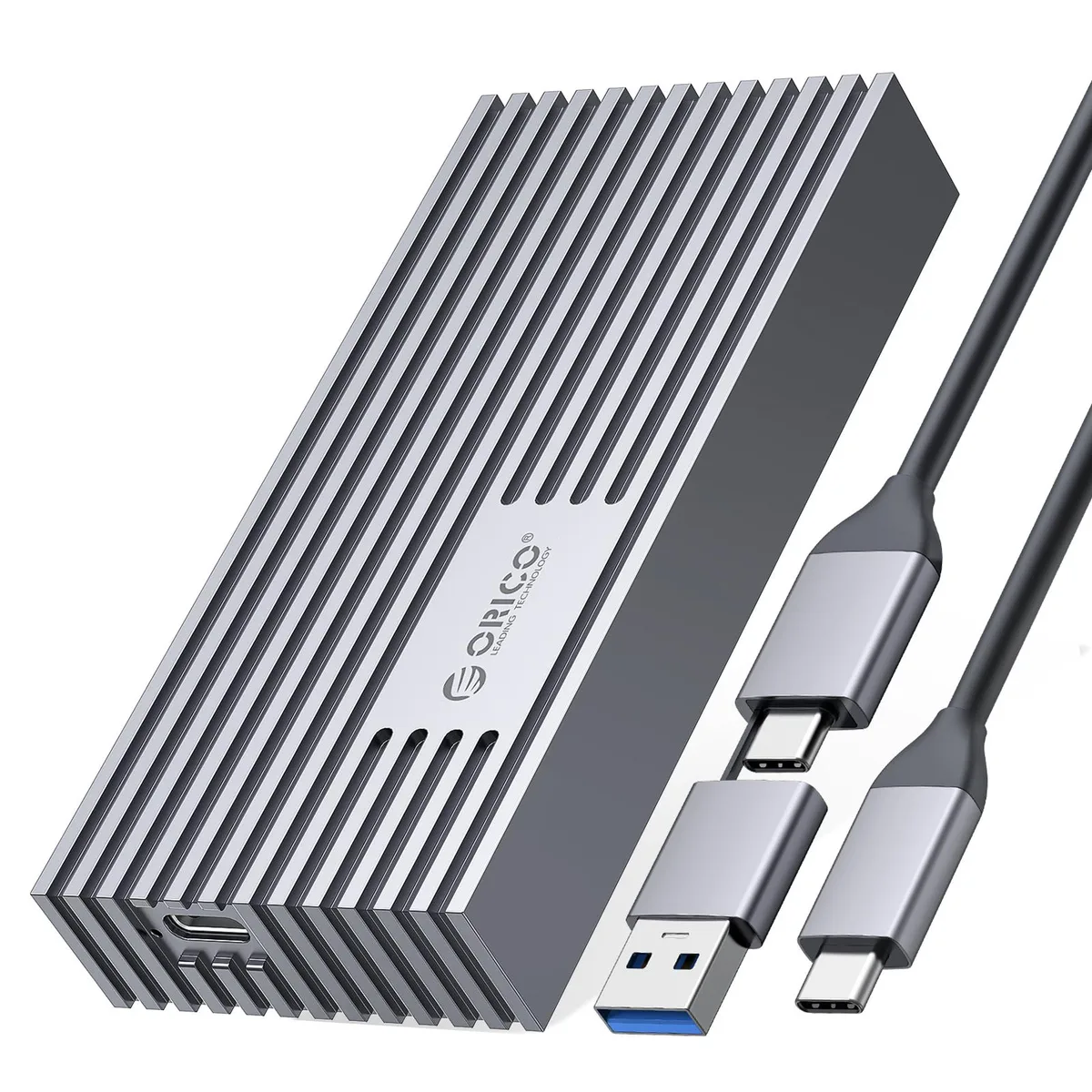 Orico Orico 40Gbps M.2 NVMe Enclosure Gray Aluminum — product photo