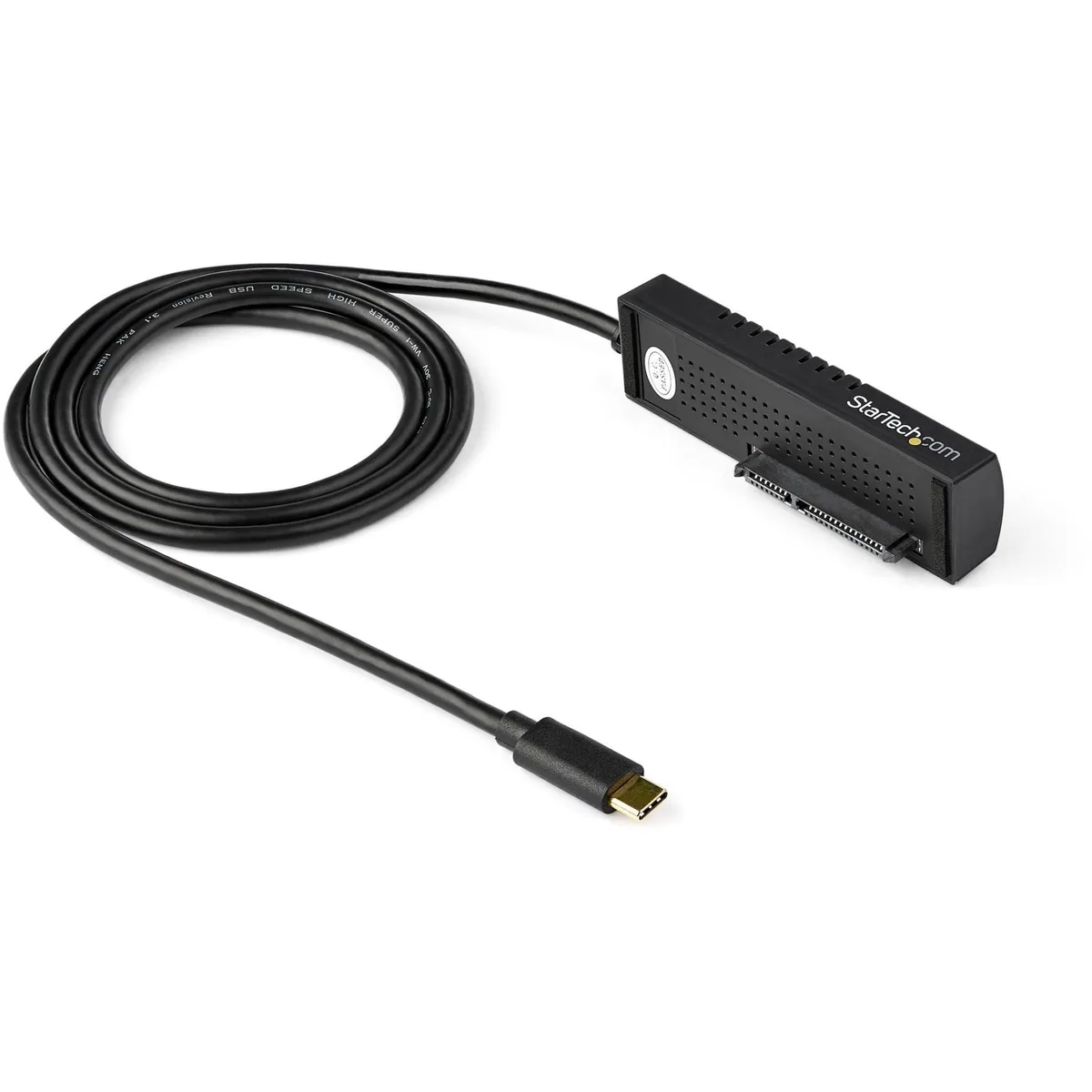 StarTech.com USB31C2SAT3 SATA to USB-C cable 39.4in 10Gbps black — product photo