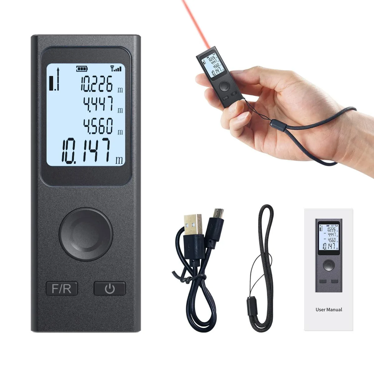 Wanlutech LT-40P Mini Laser Distance Meter 131ft — product photo
