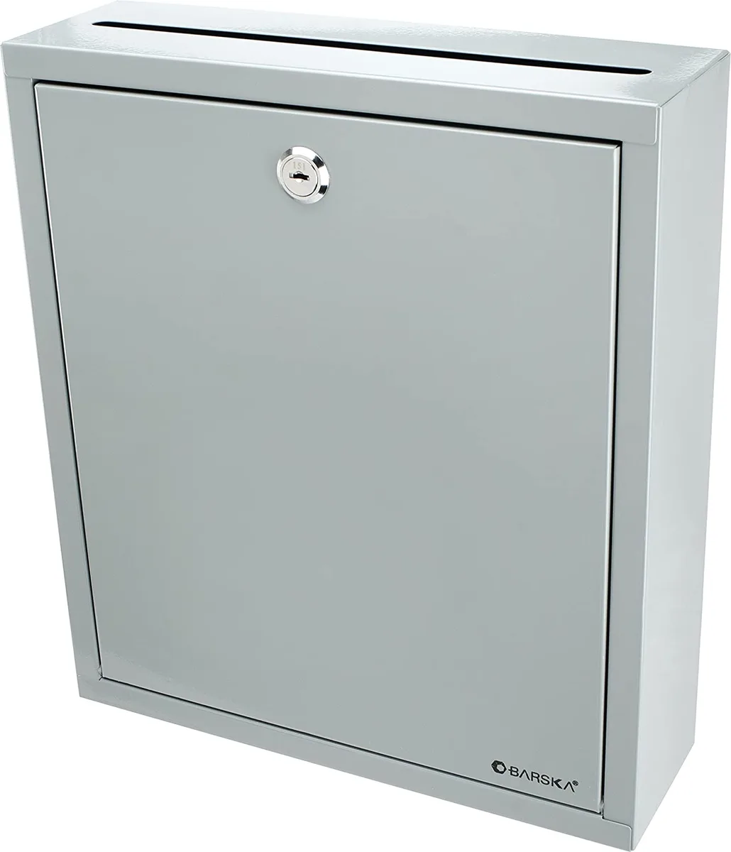 BARSKA BARSKA Large Multi-Purpose Drop Box 11.5in x 3.5in x 13in — product photo