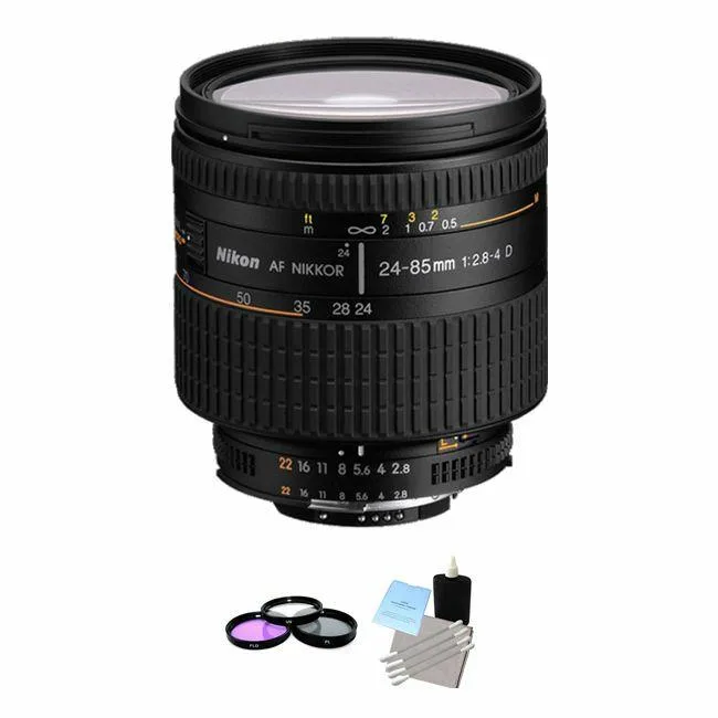 Nikon Inc Nikon AF Zoom Nikkor 24-85mm f/2.8-4.0D IF camera lens — product photo