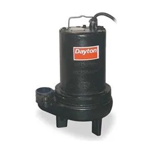 Dayton Dayton 4LE15 1 HP 2 in 460 V 3 Phase Sewage Pump Trap — product photo