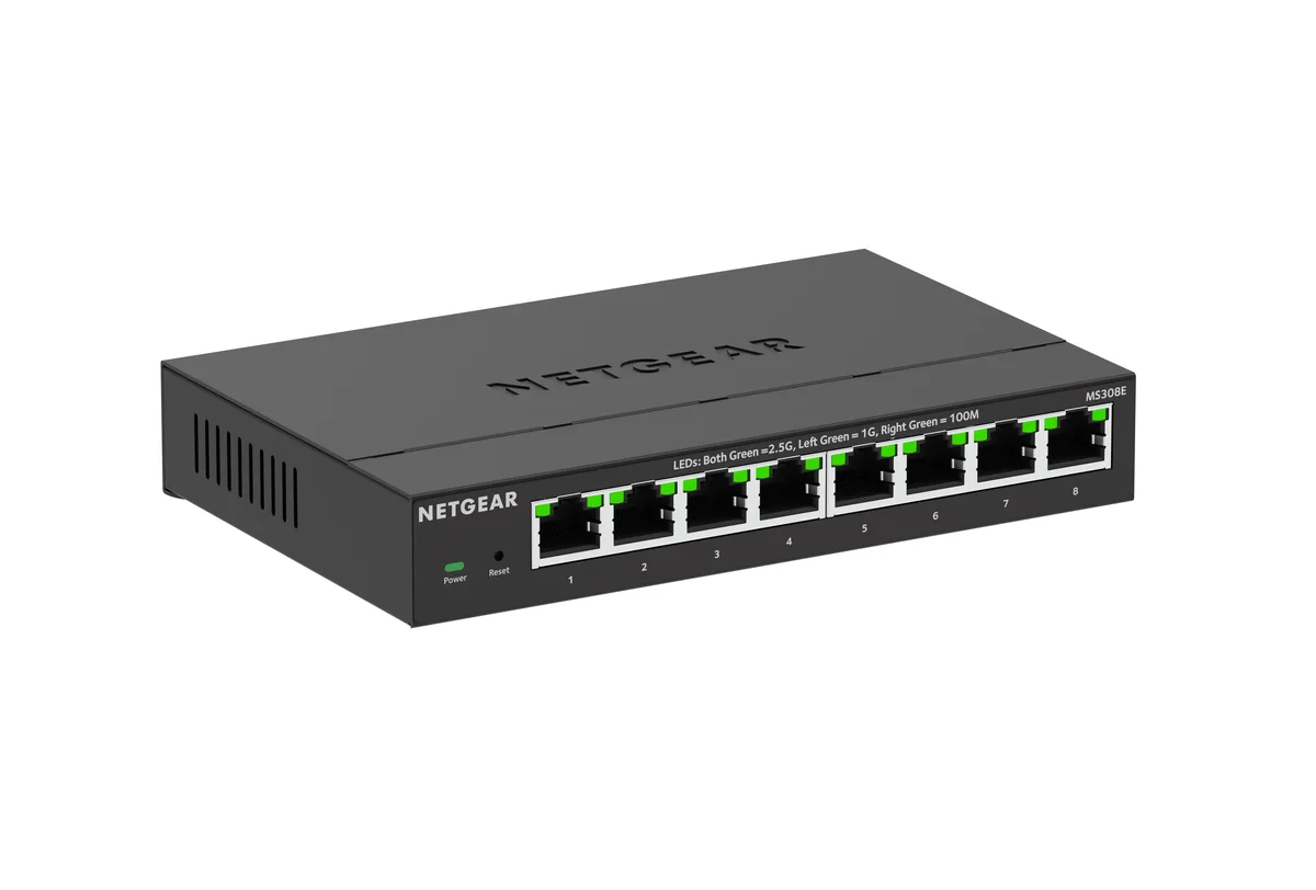 Netgear Inc. Netgear Inc. MS308E-100NAS 8-port 2.5G network switch — product photo