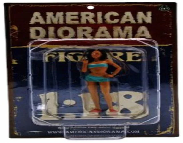 American Diorama American Diorama Car Wash Girl Dorothy Figurine 1/18 Scale — product photo