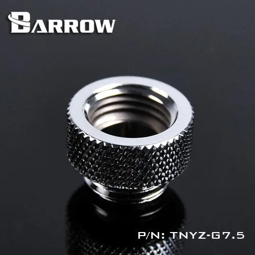 Barrow Mods Barrow Mods TNYZ-G7.5-Silver 7.5mm G1/4 extender fitting diy cooling — product photo