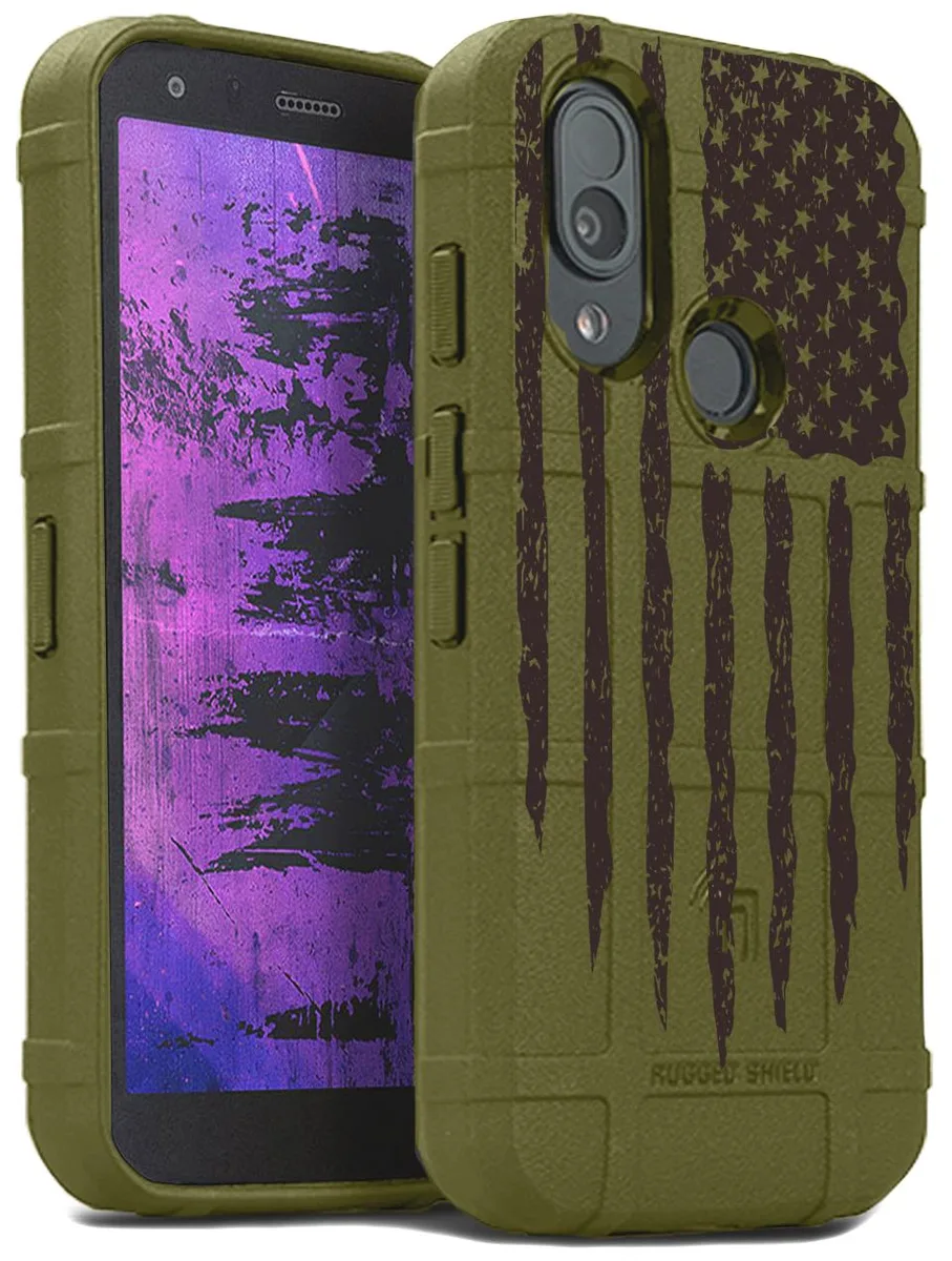 Nakedcellphone Nakedcellphone USA Army Flag Special Ops Rugged Shield Case for CAT S62 PRO — product photo