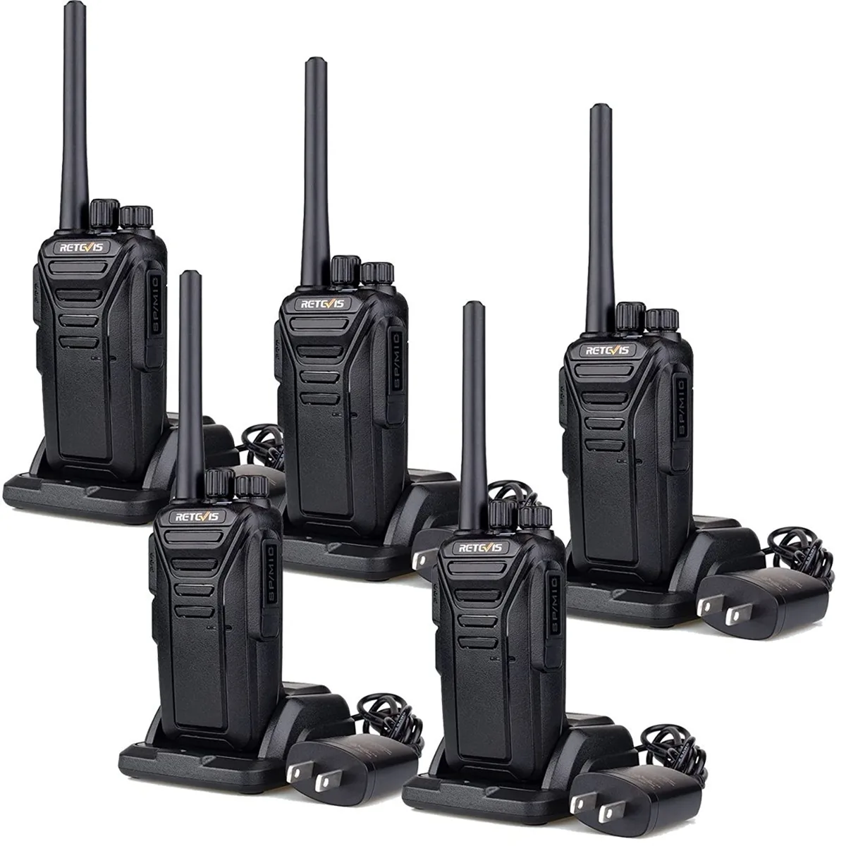 Retevis Retevis RT27 5-pack radio black 22 CH 1100 mAh — product photo