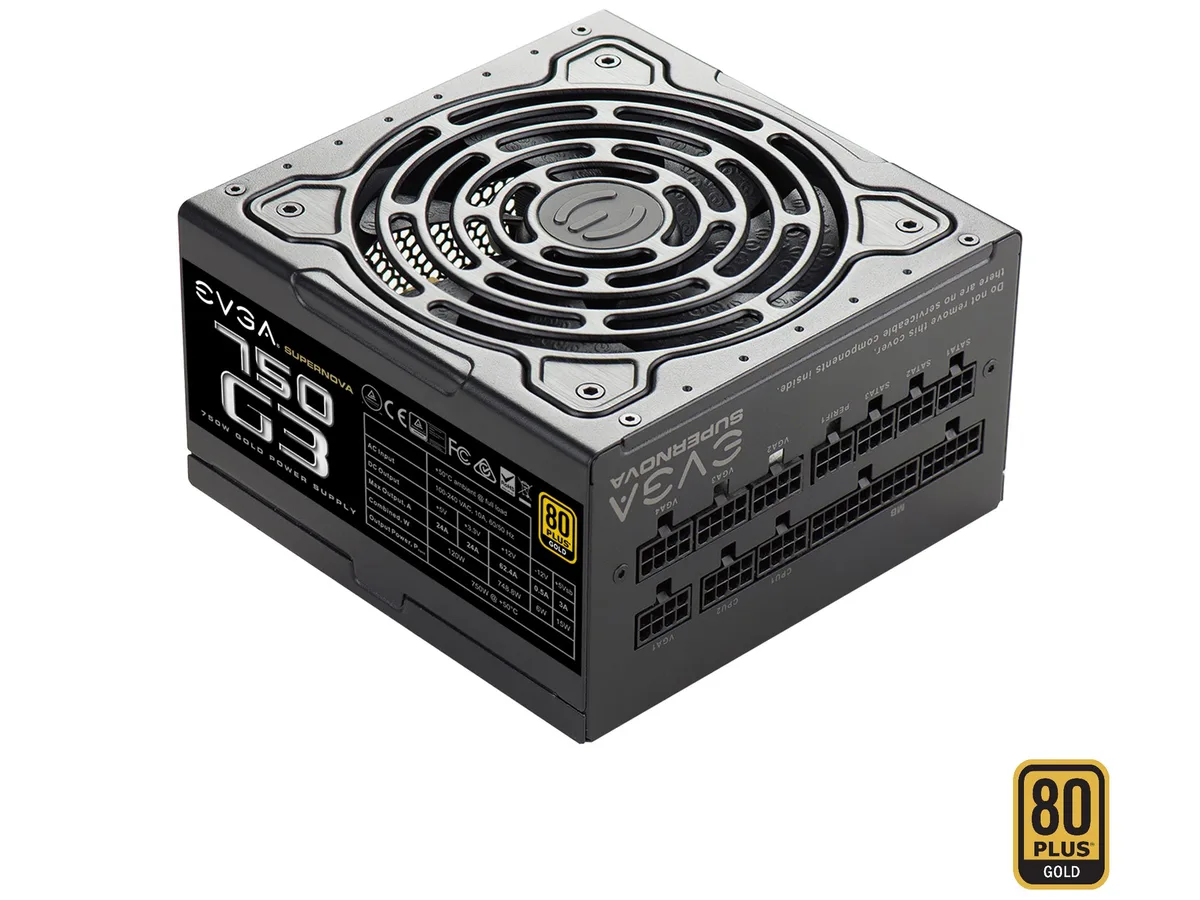EVGA EVGA SuperNOVA 750 G3 220-G3-0750-X1 power supply — product photo