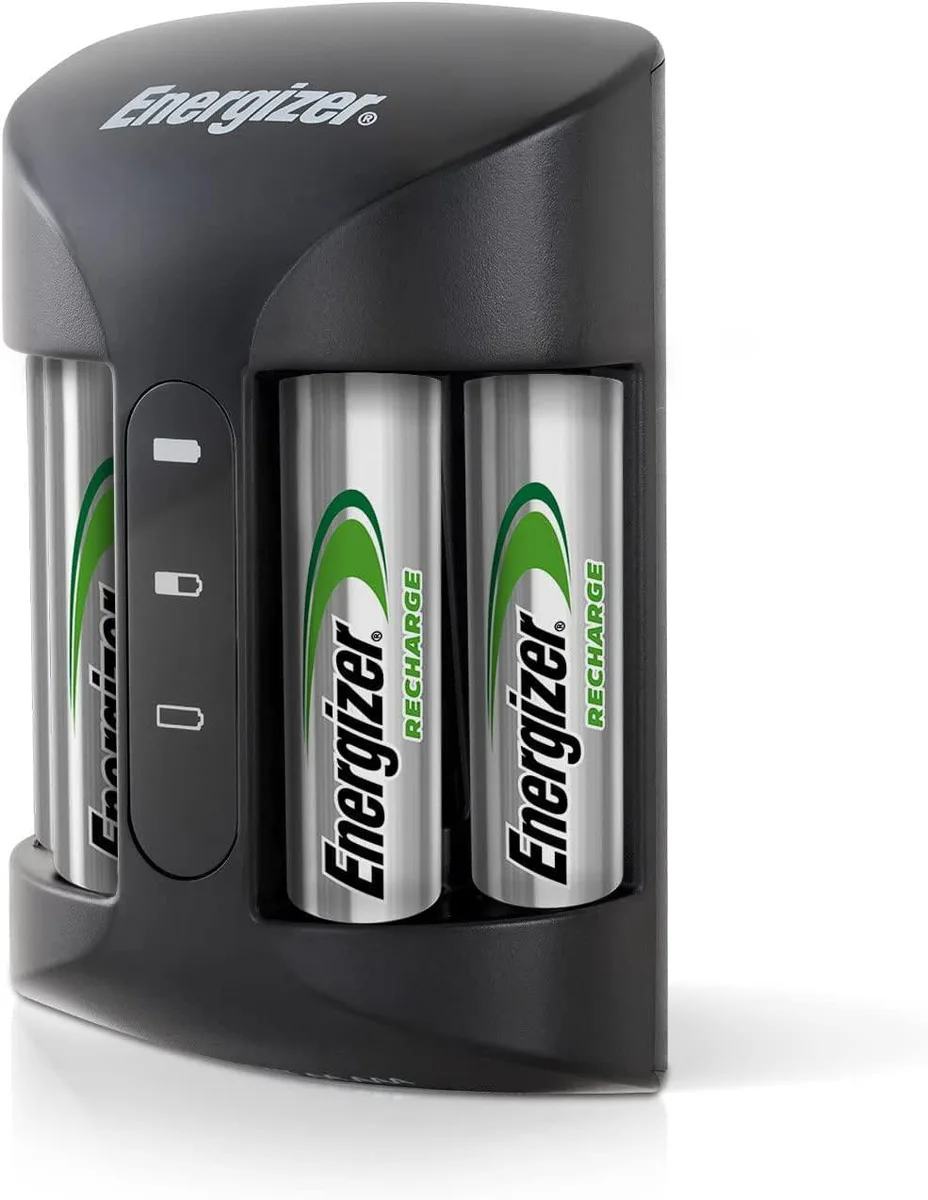 ENERGIZER Energizer AA/AAA Battery Charger with 4 AA NiMH Batteries — product photo