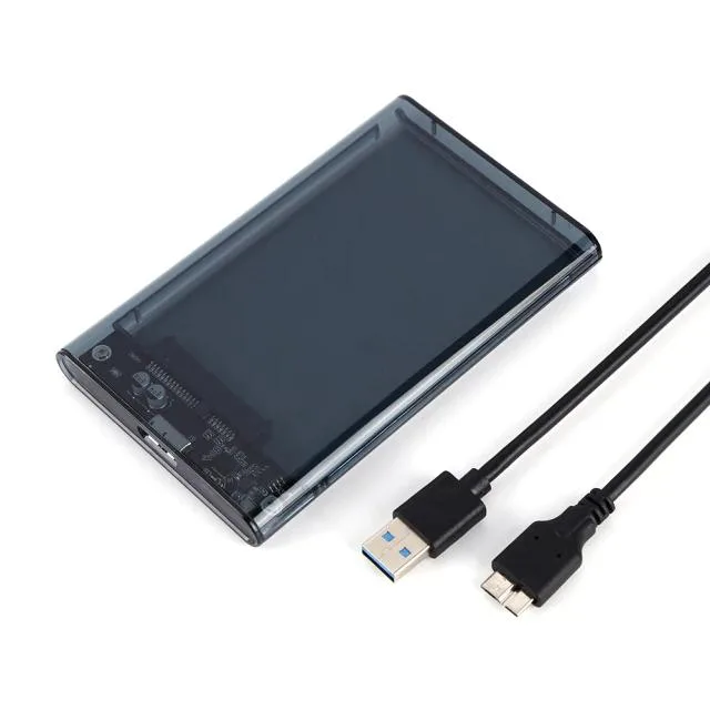 Hetai Tech Hetai Tech 2.5 inch SATA drive enclosure black — product photo