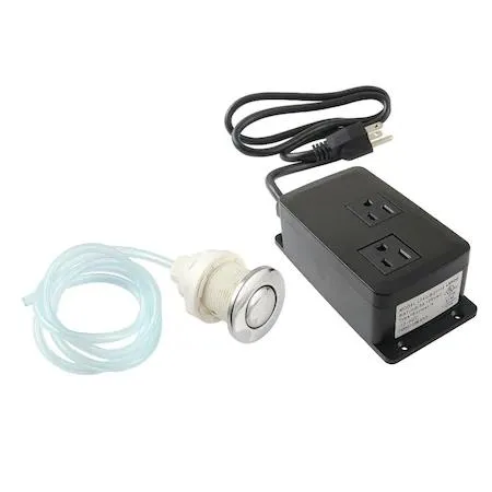 KINGSTON BRASS KINGSTON BRASS KADK311 Dual Outlet Air Switch Kit, Polished — product photo