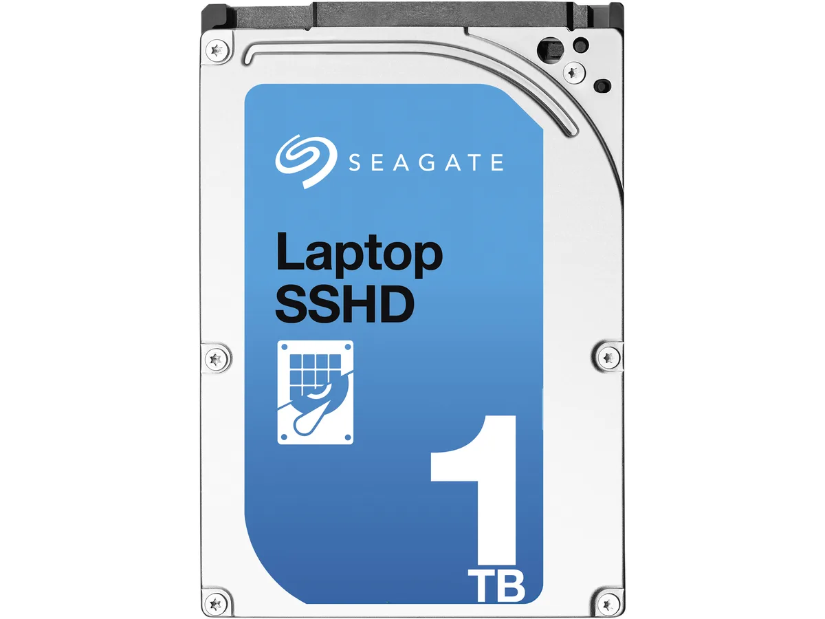 Seagate Seagate ST1000LM014 1TB 5400 RPM SATA 6.0Gb/s 2.5" 9.5mm 8GB SSHD laptop hard drive — product photo